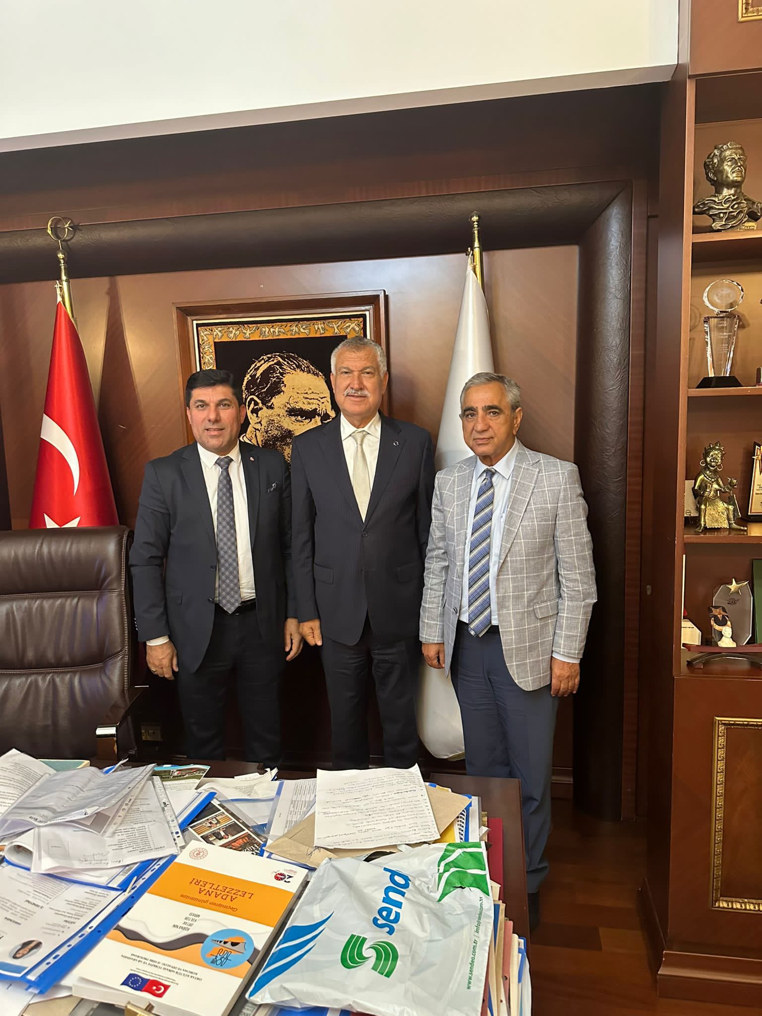  Başkan Sarı’dan Adana BB Başkanı Karalar’a ziyaret